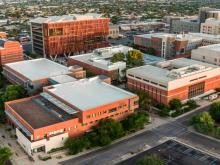 Aerial view of University of Arizona Health Sciences campus